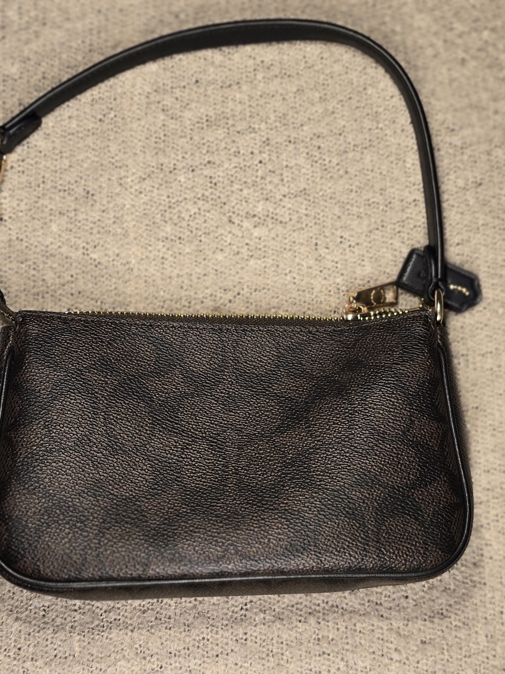 COACH Nolita 19 in Brown/Black - Gold Hardware - Picture 3 of 4